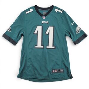 Nike Jersey Eagles Wentz #11 Men M Green NFL On Field Football Game Fan Gear